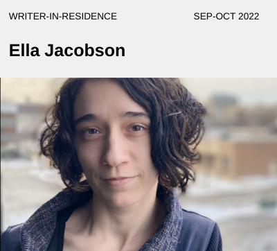 Writer Ella Jacobson